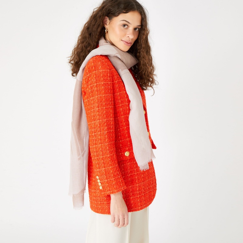 Accessorize London Women's Tonal Toni Brushstrokes Print Scarf