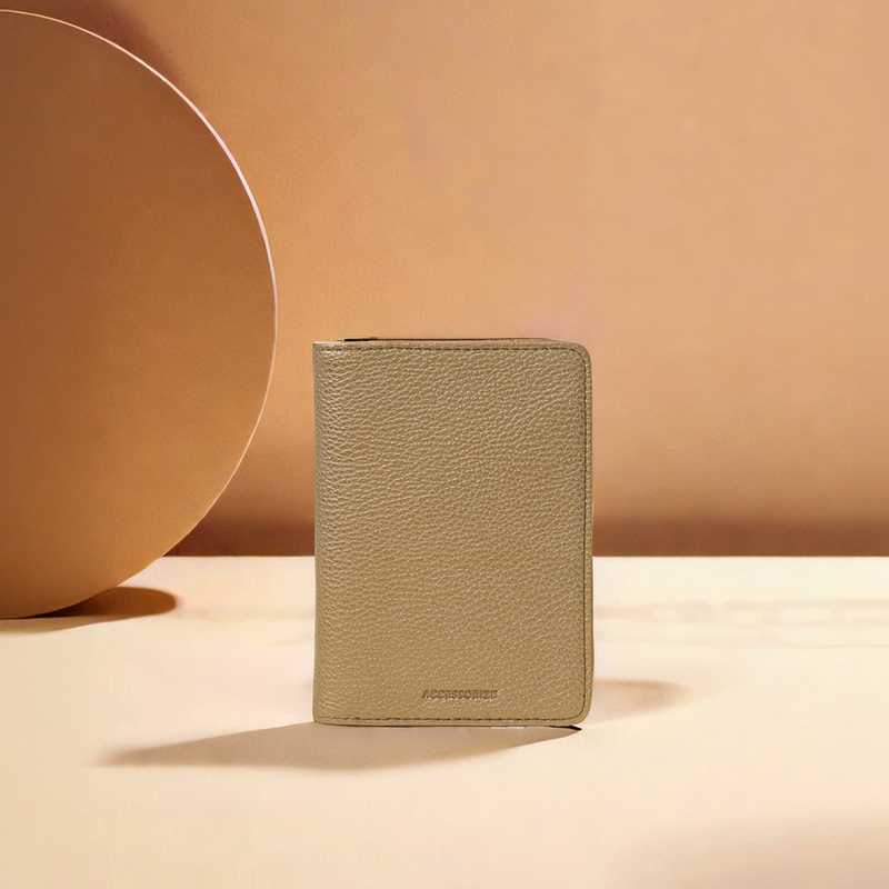 Gold Metallic Passport Holder