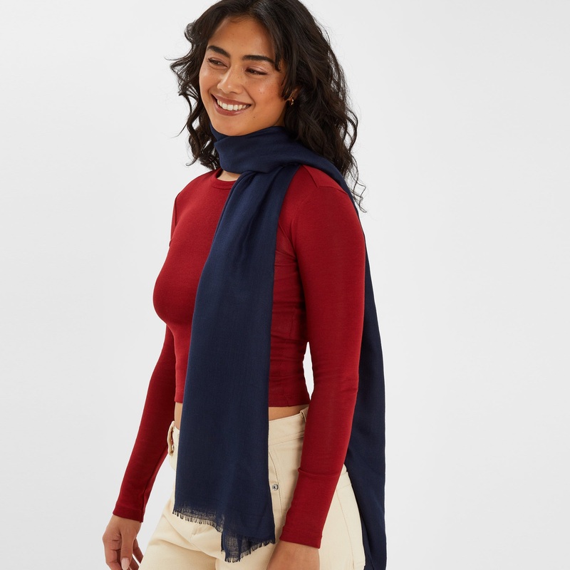 Multi Lightweight Plain Woven Scarf