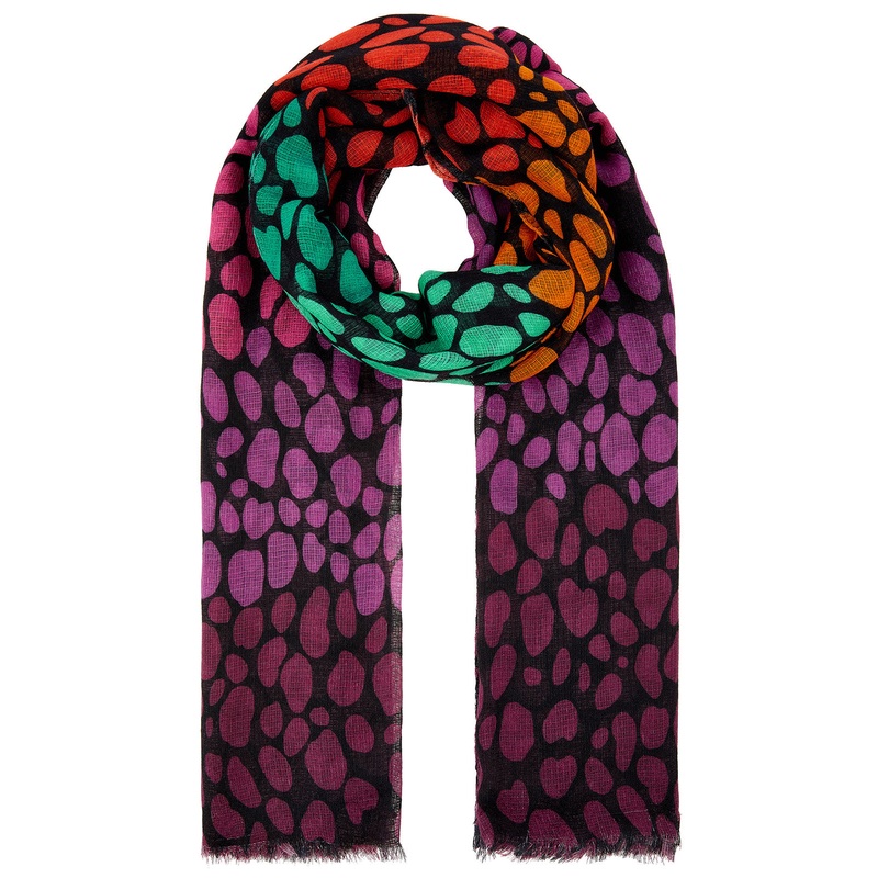 Rainbow Teardrop Scarf