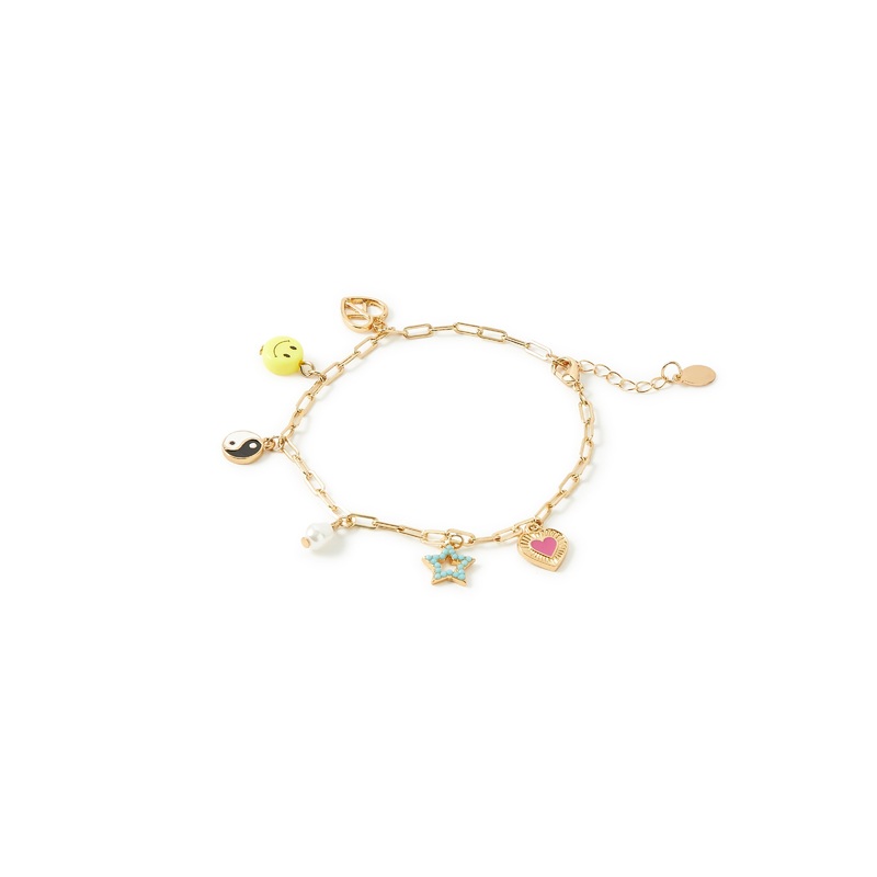 Accessorize London Women's Eye Candy Charmy Anklet