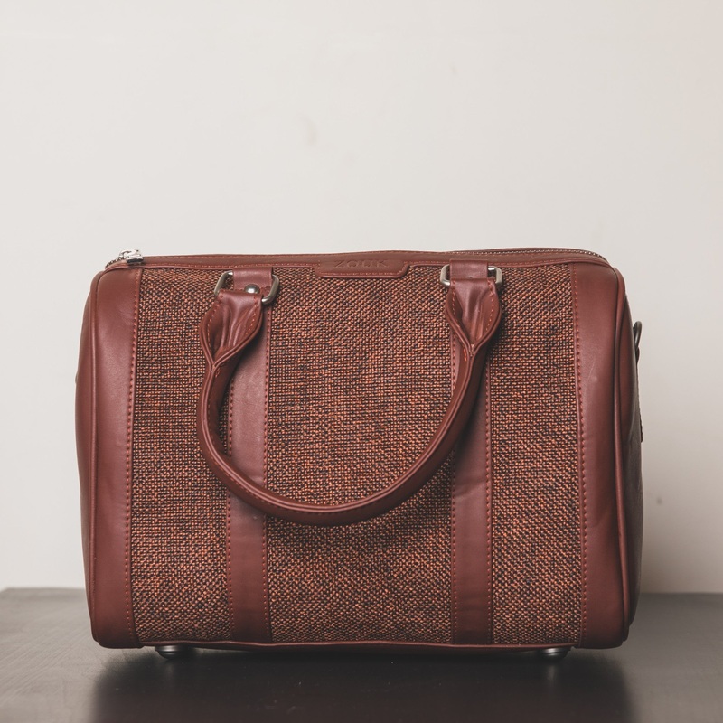 Brown Metal Handbag