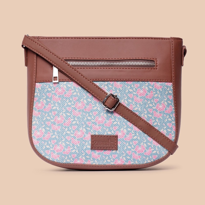 Chettinad Florals U Shaped Sling Bag