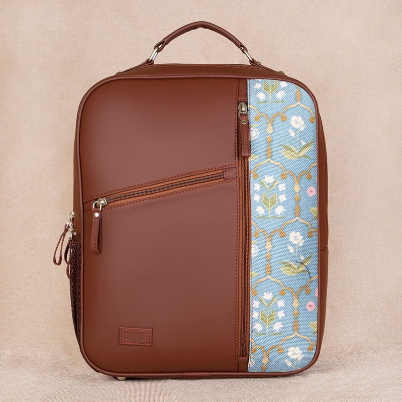 Jaipur Fresco Blue Laptop Backpack