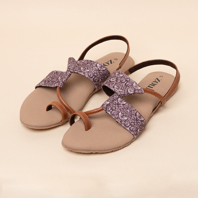Kashmir Jhallar Z Toe Chappals