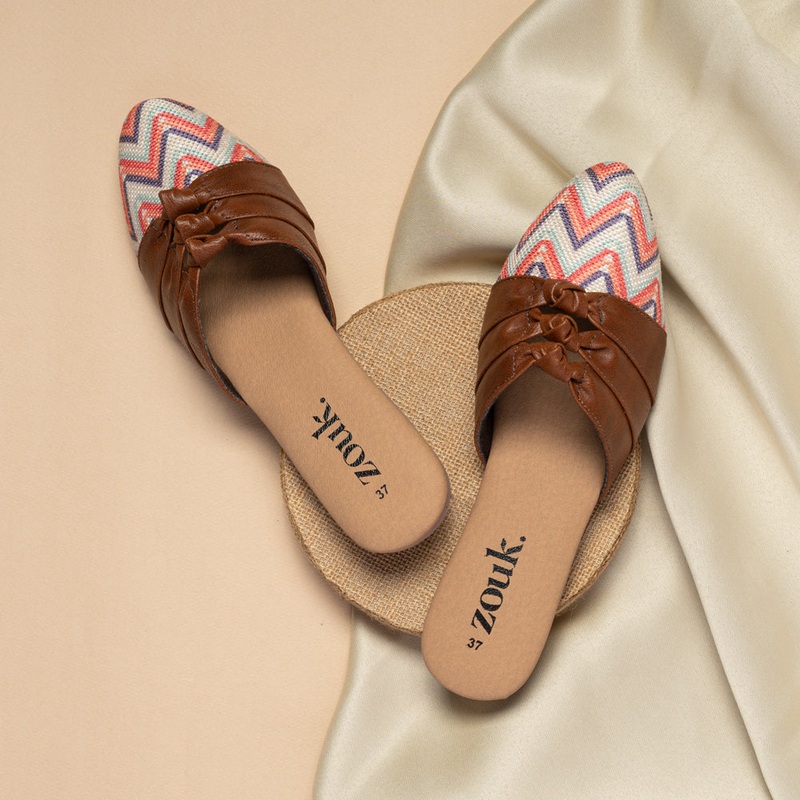 Palolem Wave Knotted Mule