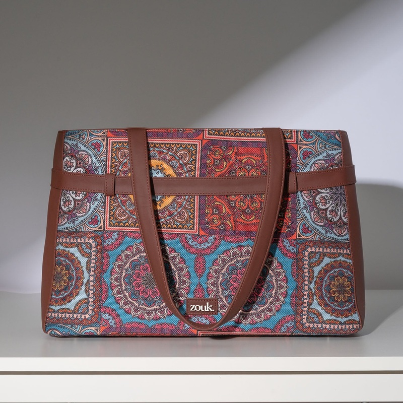 Urban Escape Bag - Multicolor Mandala Print