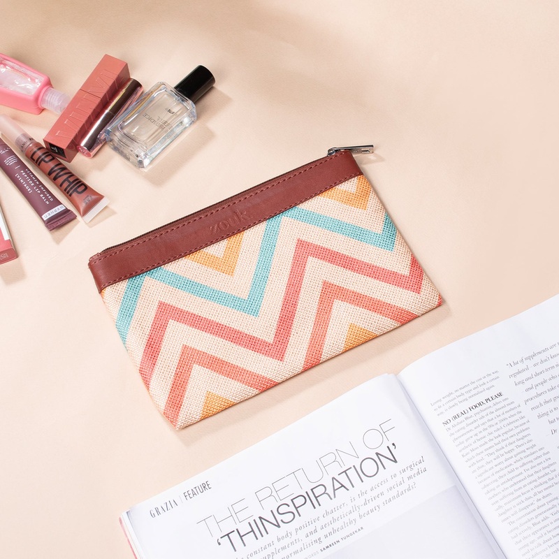 Cosmetic Pouch Pack Of 3 only at 499