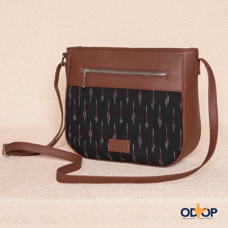 Ikat GreRed U-Shaped Sling Bag
