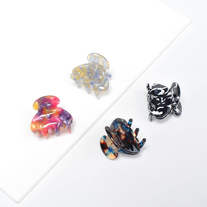 Mini Hair Claw - Assorted 4 Pack Hair Claw