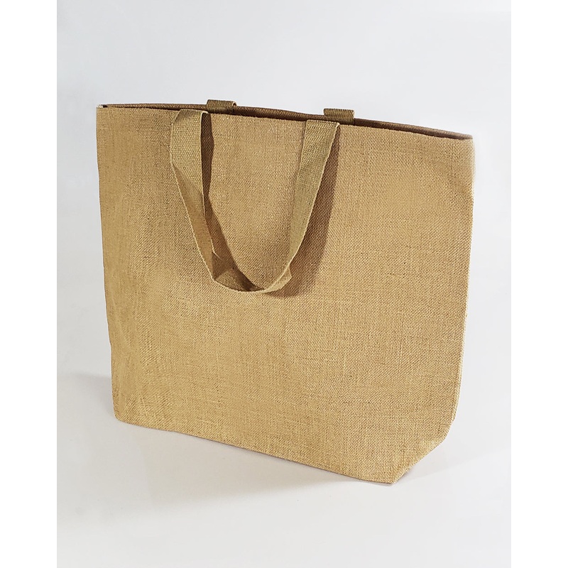 48 ct Oversize Jute Bags / Burlap Travel Totes - By Case