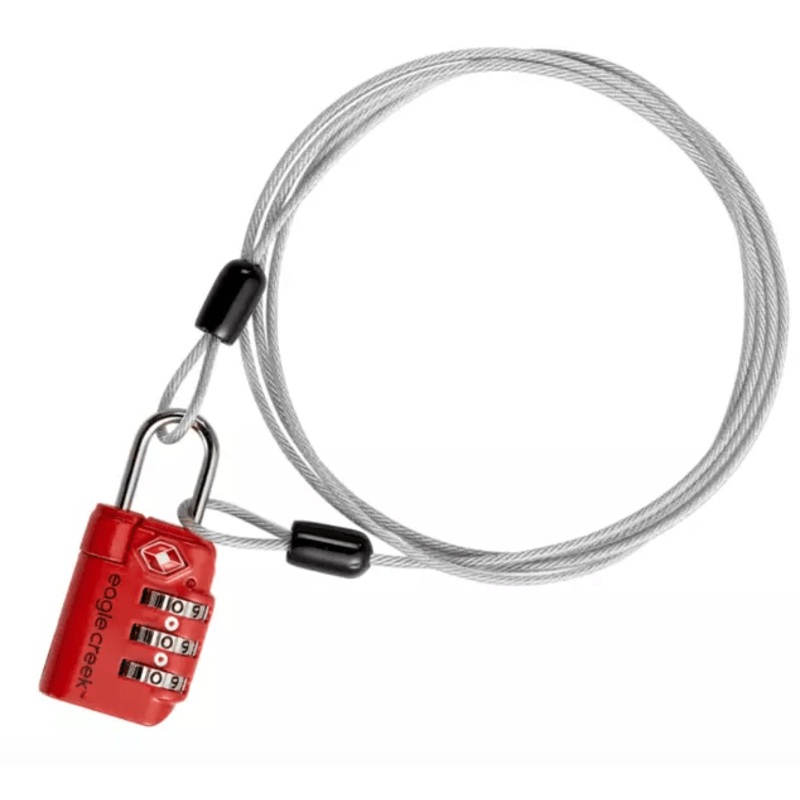 Eagle Creek 3-Dial TSA Lock & Cable