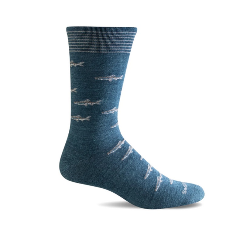 Sockwell Men's Gone Fishin' Essential Comfort Socks