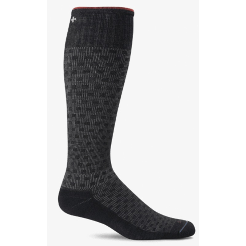 Sockwell Men's Shadow Box Moderate Graduated Compression Sock