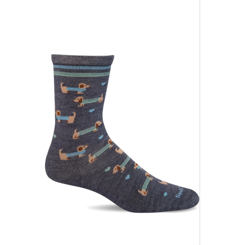 Sockwell Women's Puppy Love Essential Comfort Crew Sock's