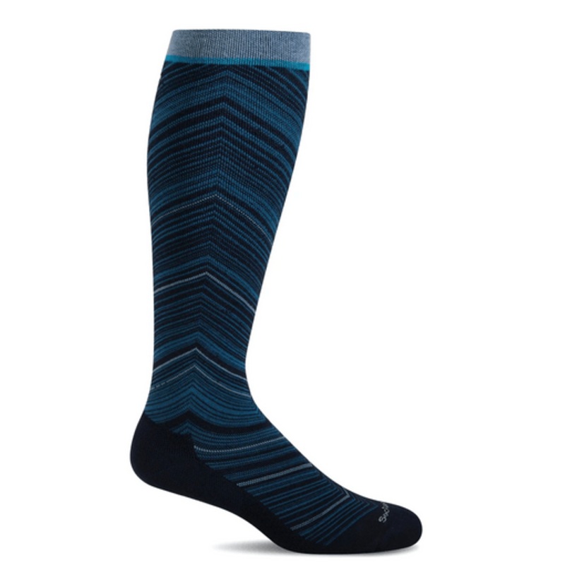 Sockwell Womens Full Flattery Graduated Compression Sock (Wide Calf)