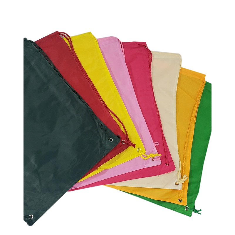 96 ct Drawstring Backpacks Sport Cinch Bags - ASSORTED COLOR PACK (CLOSEOUT)