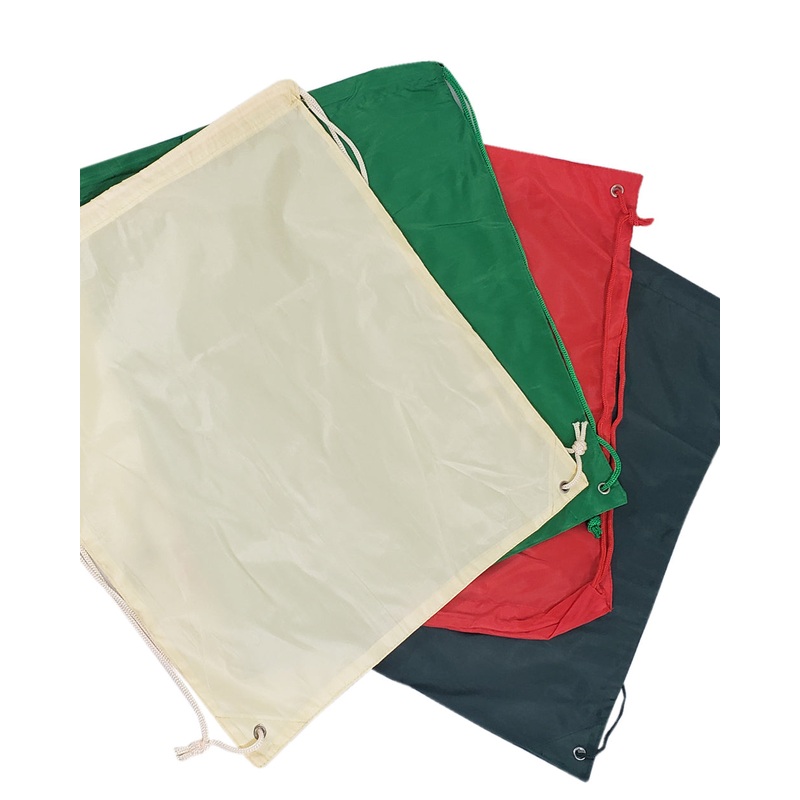 96 ct Large Drawstring Backpacks Sport Cinch Bags - ASSORTED COLOR PACK (CLOSEOUT)