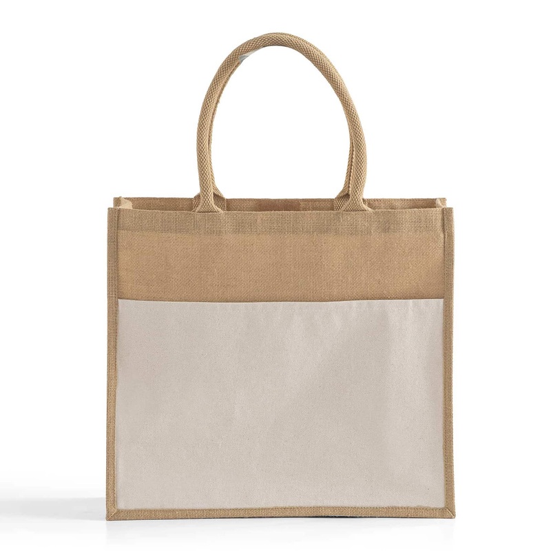 Large Easy-Print Jute Bag - TJ289
